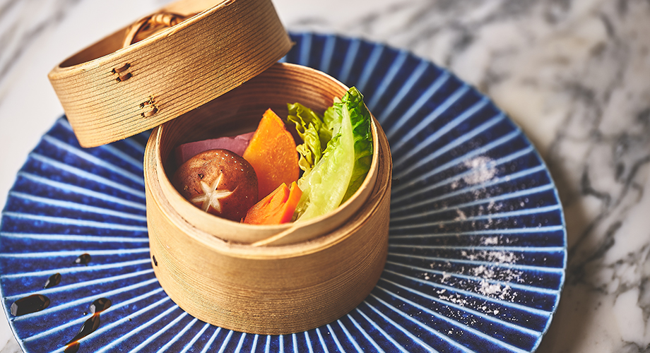 季節野菜のせいろ蒸し